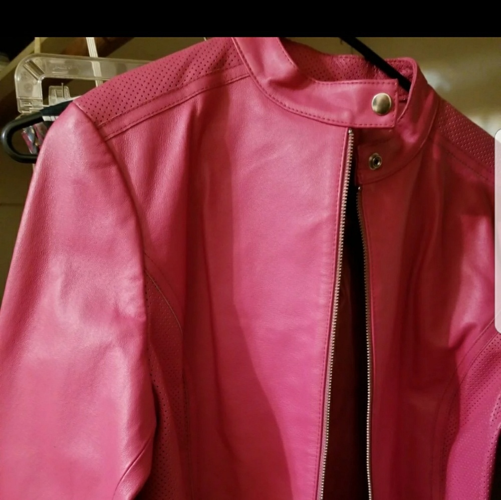 °♡° Pink Leather Jacket from Torrid°♡°